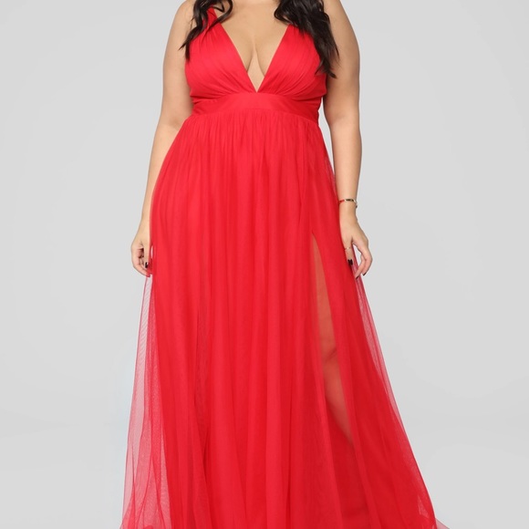 Red dress size 1x - Picture 4 of 5